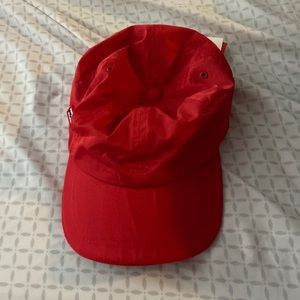 Hunter @ Target Red adjustable hat.